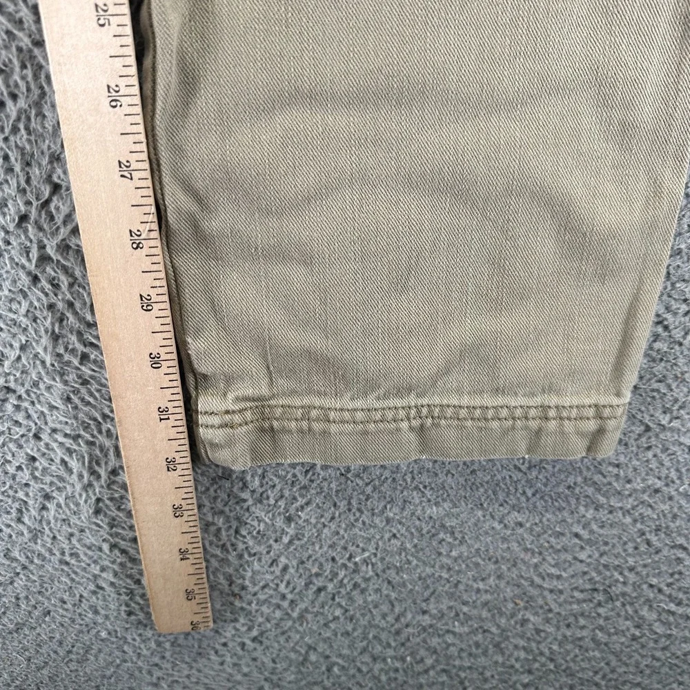 L.L.Bean Signature Pant Men 36x32 Beige Cotton Chino Straight Slim Preppy Career